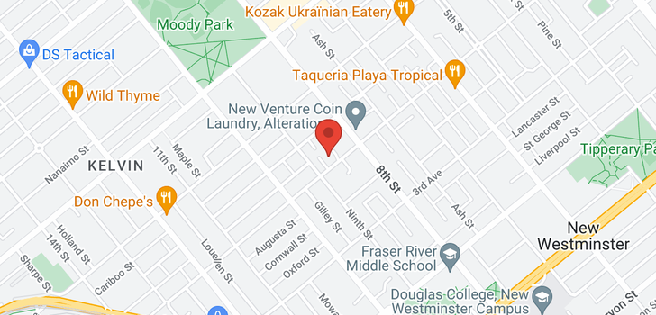 map of 108 815 FOURTH AVENUE